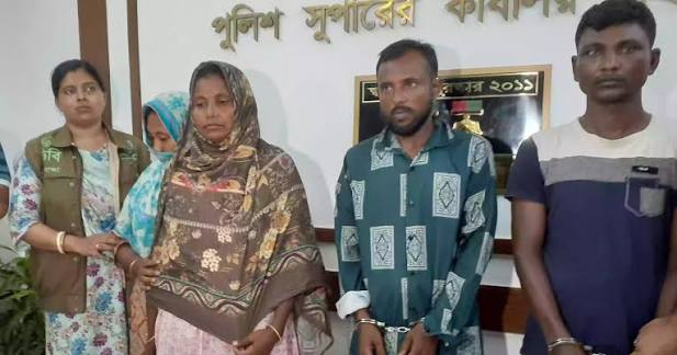 নেশার টাকার জন্য সন্তানকে বিক্রি, বাবাসহ গ্রেপ্তার ৪